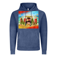 Vintage Denim summer mom Vintage Hoodie - TumblerDesignByShophia