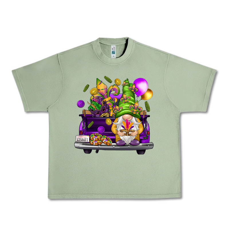 Mardi Gras Gnome On The Truck Urban Heavy Tee by HowdyJamesFarm | Teevron
