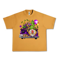 Peanut Butter Mardi Gras gnome on the truck Urban Heavy Tee - HowdyJamesFarm