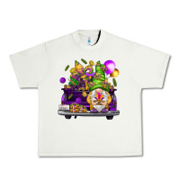 Pistachio Mardi Gras gnome on the truck Urban Heavy Tee - HowdyJamesFarm