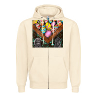 Sandshell easter Zipper Hoodie - CowhideDigitalArt