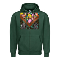 Sports Green easter Zipper Hoodie - CowhideDigitalArt