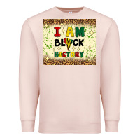 Pale Pink i am black history Premium Sweatshirt - Artiststas