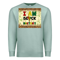 Seafoam i am black history Premium Sweatshirt - Artiststas