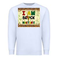 White i am black history Premium Sweatshirt - Artiststas