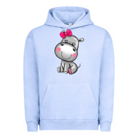 Pigment Grape Ice cute hippopotamus Urban Hoodie - AdoDesignShop