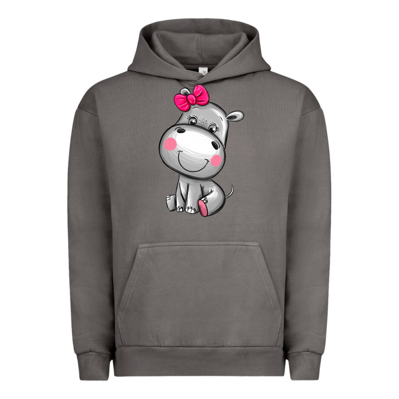 Cute Hippopotamus Urban Hoodie by AdoDesignShop | Teevron