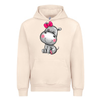 Sandshell cute hippopotamus Urban Hoodie - AdoDesignShop