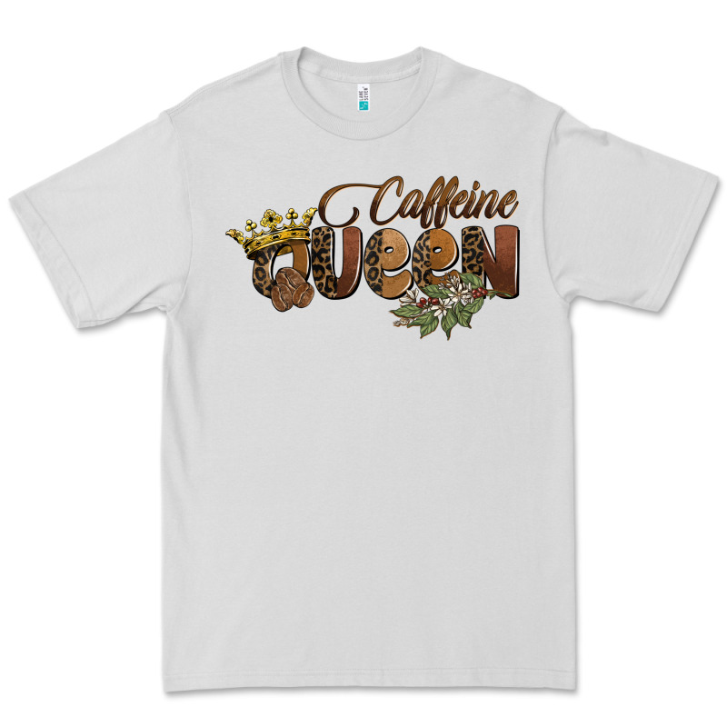 Caffeine Queen Premium Tee by BarkalooDesign | Teevron