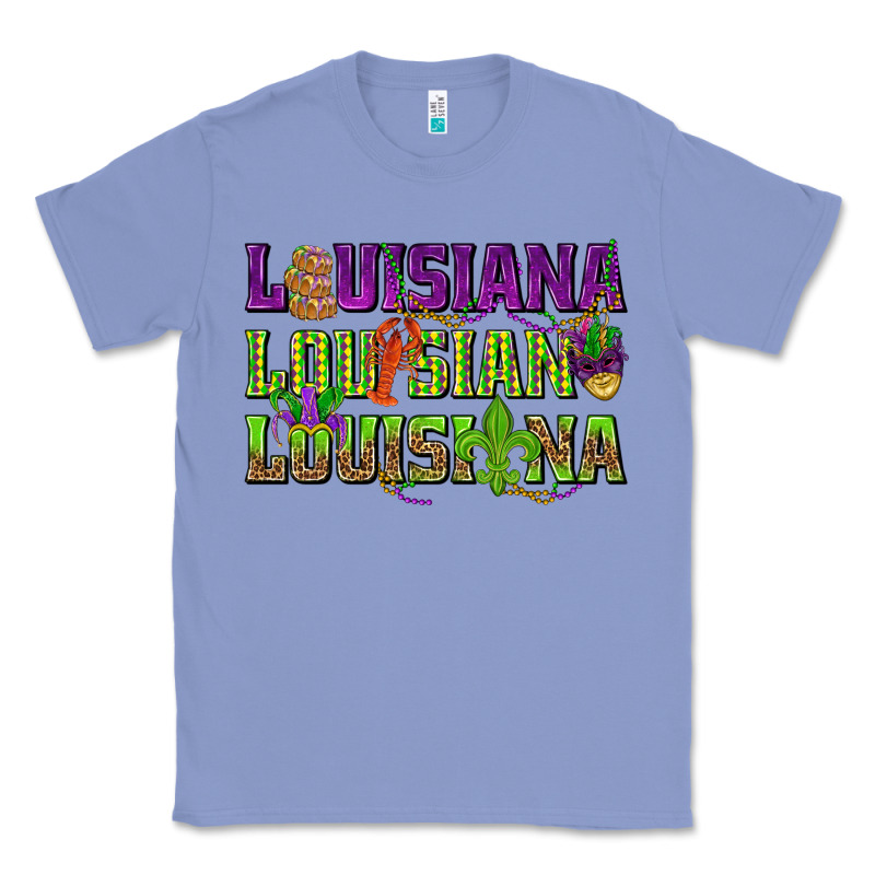 Louisiana Mardi Gras Classic Tee by NancyCooperArtShop | Teevron