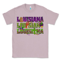 Lilac Louisiana Mardi Gras Classic Tee - NancyCooperArtShop