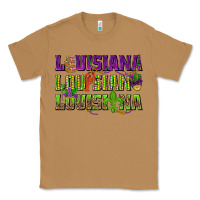 Toasted Coconut Louisiana Mardi Gras Classic Tee - NancyCooperArtShop