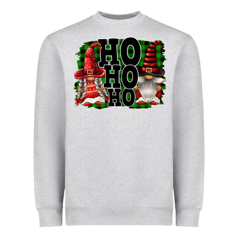 Ho Ho Ho Christmas Gnomes Heavyweight Sweatshirt by FaDigitalArtStudio | Teevron