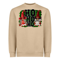 Mushroom Ho Ho Ho Christmas Gnomes Heavyweight Sweatshirt - FaDigitalArtStudio