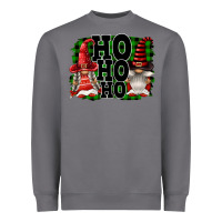 Storm Ho Ho Ho Christmas Gnomes Heavyweight Sweatshirt - FaDigitalArtStudio