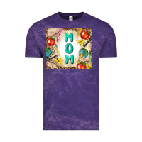 Cloud Purple teacher mom mother's day Vintage Tee - TumblerDesignByShophia