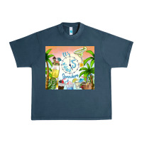 Midnight Navy it's five o'clock somewhere Urban Heavy Tee - TumblerDesignByShophia