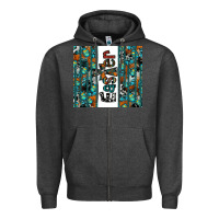 Charcoal Heather easter Zipper Hoodie - CowhideDigitalArt