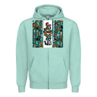 Seafoam easter Zipper Hoodie - CowhideDigitalArt