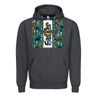 Smoke easter Zipper Hoodie - CowhideDigitalArt