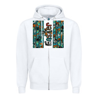 White easter Zipper Hoodie - CowhideDigitalArt