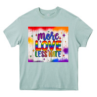 Arona more love less hate tumbler Heavy Core Tee - JahusDesignShop