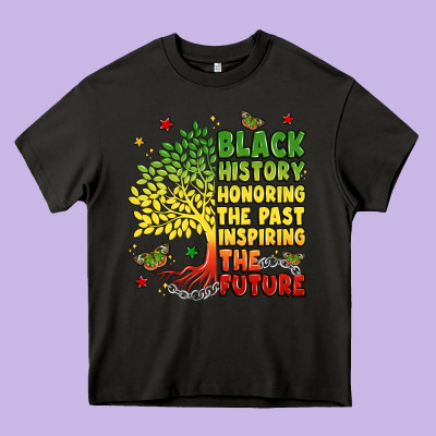 Title Black History Celebration Heavy Core Tee Designed By Lillyallendesigns