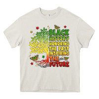 Cream title black history celebration Heavy Core Tee - LillyAllenDesigns