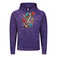 Cloud Purple Football lightning bolt leopard Vintage Hoodie - HowdyJamesFarm