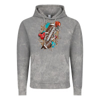 Cloud Rock Football lightning bolt leopard Vintage Hoodie - HowdyJamesFarm