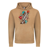 Vintage Camel Football lightning bolt leopard Vintage Hoodie - HowdyJamesFarm