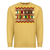 Antique Gold i am black every month Premium Sweatshirt - Artiststas