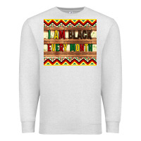 Oatmeal Heather i am black every month Premium Sweatshirt - Artiststas