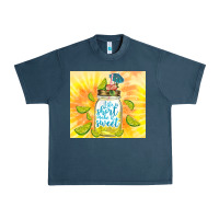 Midnight Navy life is short make it sweet Urban Heavy Tee - TumblerDesignByShophia
