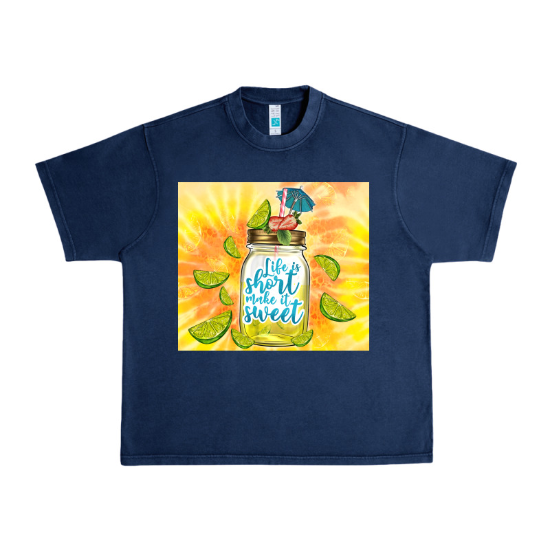 Life Is Short Make It Sweet Urban Heavy Tee by TumblerDesignByShophia | Teevron