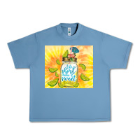 Pebble Blue life is short make it sweet Urban Heavy Tee - TumblerDesignByShophia