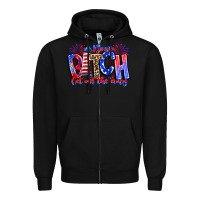 Black boom bitch get out the way Zipper Hoodie - CowhideDigitalArt