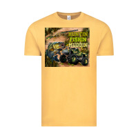Vintage Mustard huntin fishin muddin Vintage Tee - TumblerDesignByShophia