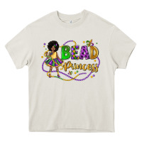 Cream bead princess mardi gras Heavy Core Tee - LillyAllenDesigns