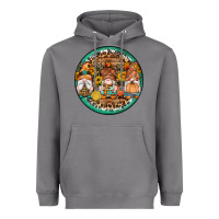 Storm fall gnomes round earrings 4 Heavyweight Hoodie - Artiststas