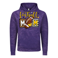 Cloud Purple Football mom yellow team color Vintage Hoodie - HowdyJamesFarm
