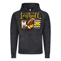 Vintage Black Football mom yellow team color Vintage Hoodie - HowdyJamesFarm