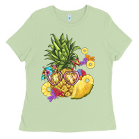 Matcha pineapple enjoying Ladies Tee - BarkalooDesign