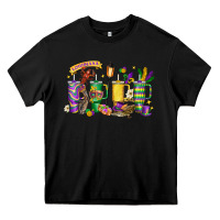 Black obsessive cup disorder mardi gras Heavy Core Tee - LillyAllenDesigns