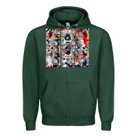 Sports Green american ice cream Zipper Hoodie - CowhideDigitalArt