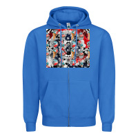 True Royal american ice cream Zipper Hoodie - CowhideDigitalArt
