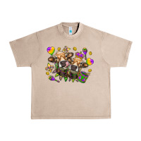 French Oak Mardi Gras Heifers Urban Heavy Tee - HowdyJamesFarm