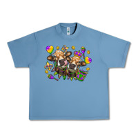 Pebble Blue Mardi Gras Heifers Urban Heavy Tee - HowdyJamesFarm