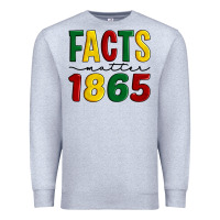 Heather Grey facts matter 1865 Premium Sweatshirt - Artiststas