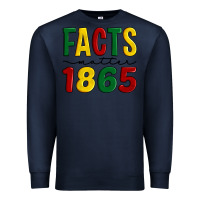 Navy facts matter 1865 Premium Sweatshirt - Artiststas